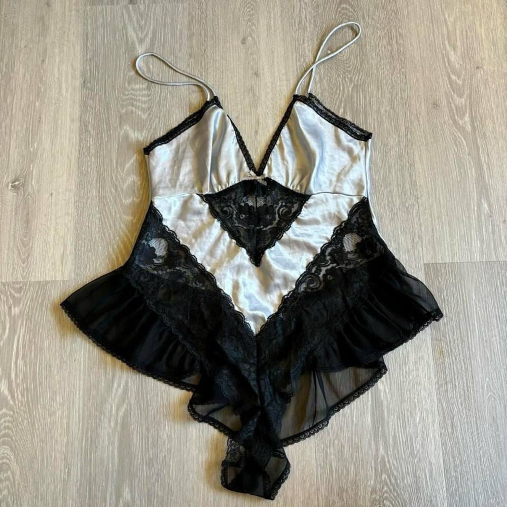 Lily of France Silk Lace Bodysuit